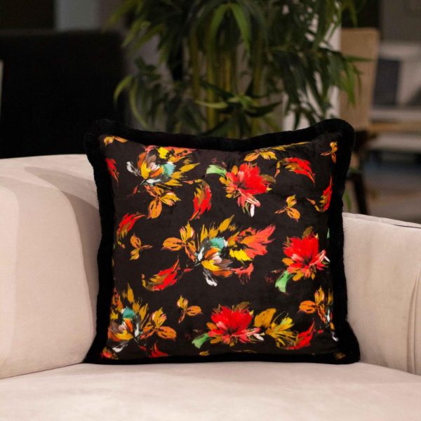 Renkli Yapraklar Dekoratif Yastık