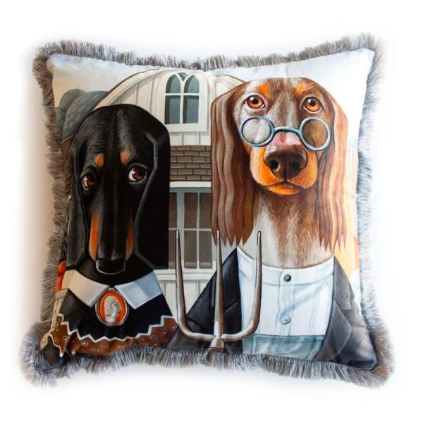 Dogs Cushion Dekoratif Yastık