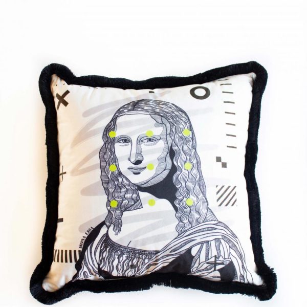 Mona Lisa Dekoratif Yastık