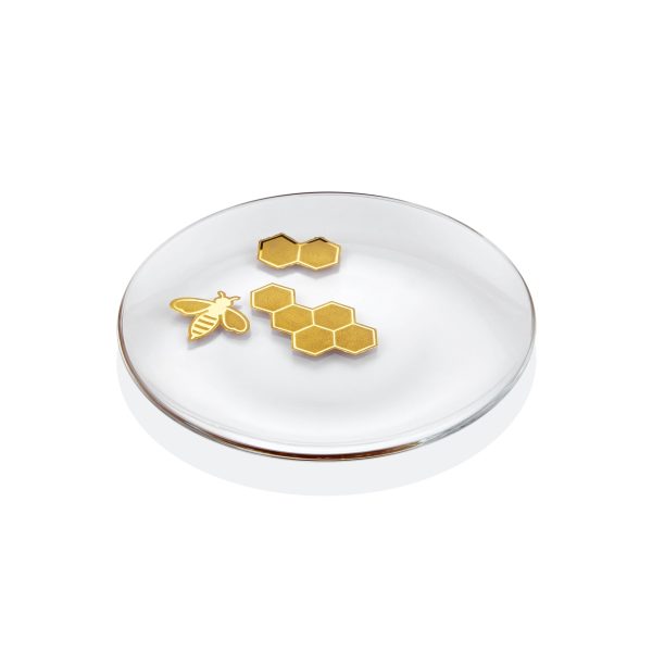 Chiara Alessi Altın Arılı 15 cm Tabak