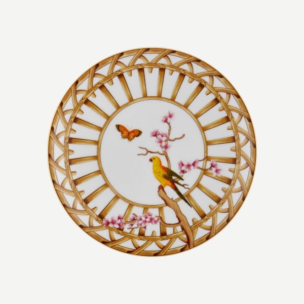 Chiara Alessi Sakura Kahverengi Porselen Kahvaltı Tabağı