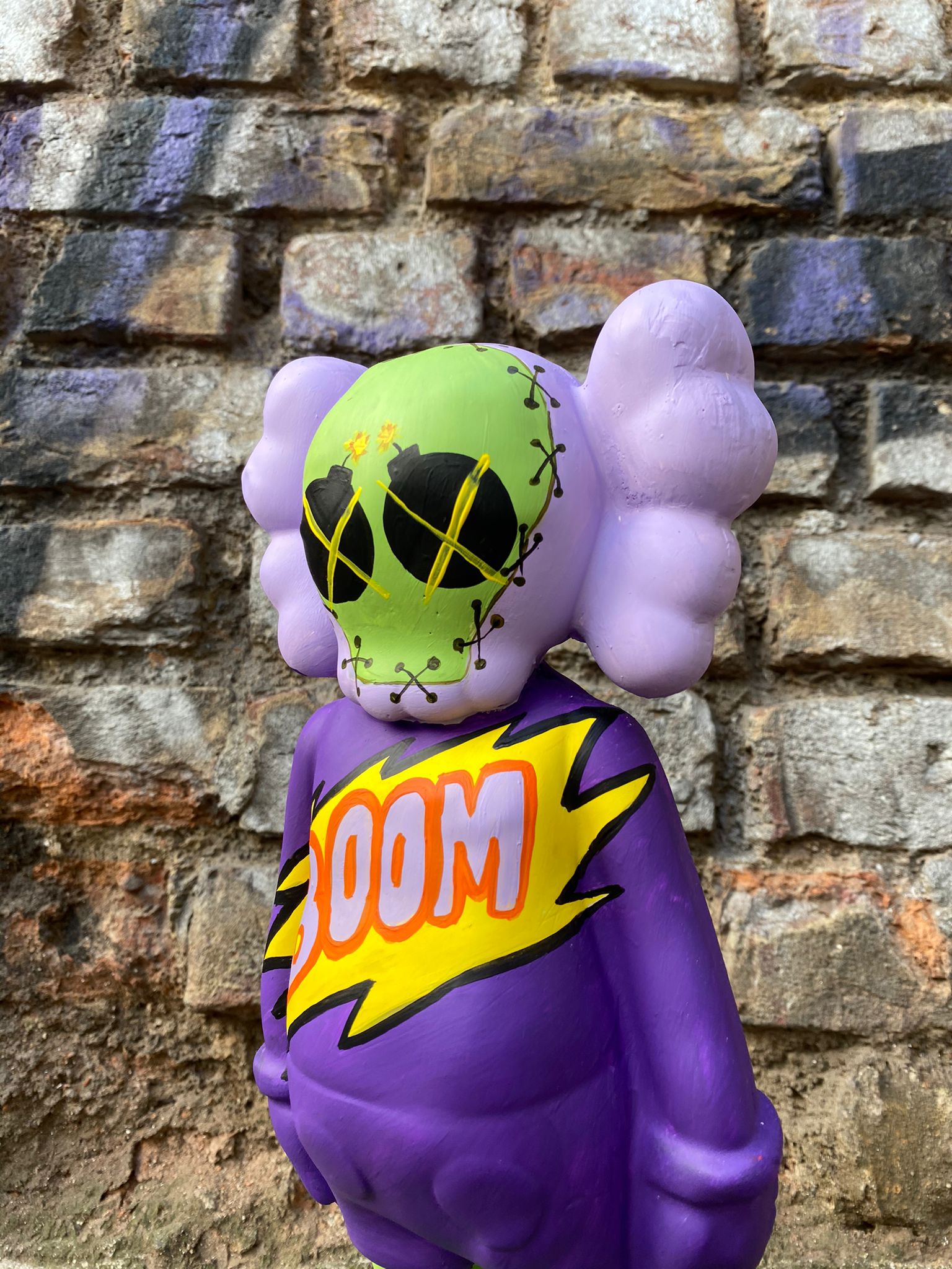 ソフビ　火炎獣　Kaws Companion Monster フィギュア 紫メタ Pop-Art Kaws – BEB HOME