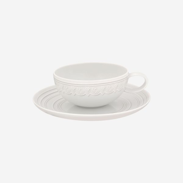 Vista Alegre Ornament Beyaz Porselen Çay Fincanı 250 Ml