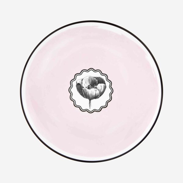Vista Alegre Herbariae Pembe Porselen Kahvaltı Tabağı 23 Cm