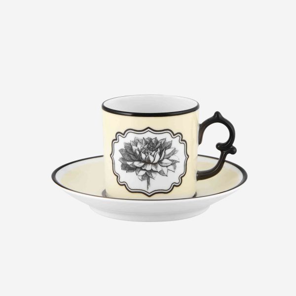 Vista Alegre Herbariae Sarı Porselen Kahve Fincanı 115 Ml