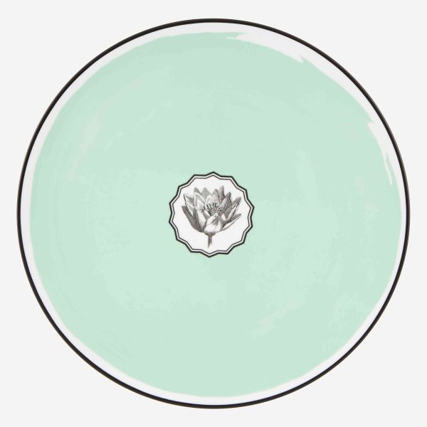 Vista Alegre Herbariae Yeşil Porselen Supla 33 Cm