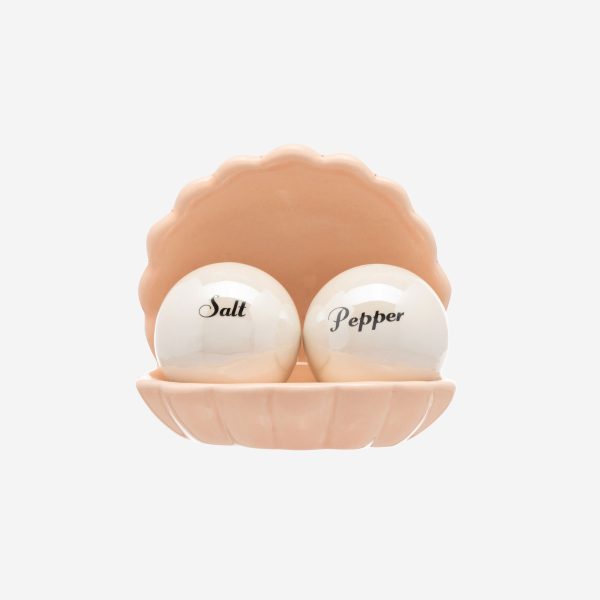 Yvonne Ellen Animals Pembe Stoneware Tuzluk Ve Biberlik 12x10x13 Cm