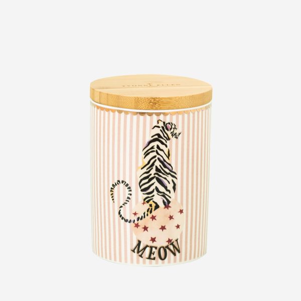 Yvonne Ellen Animals Pembe Porselen Saklama Kabı 10x15 Cm