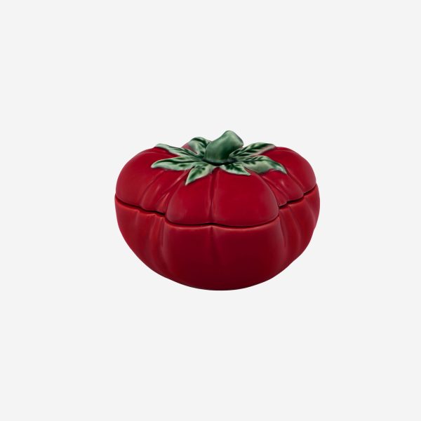 Bordallo Pinheiro Tomato Kırmızı Seramik Saklama Kabı 16 Cm