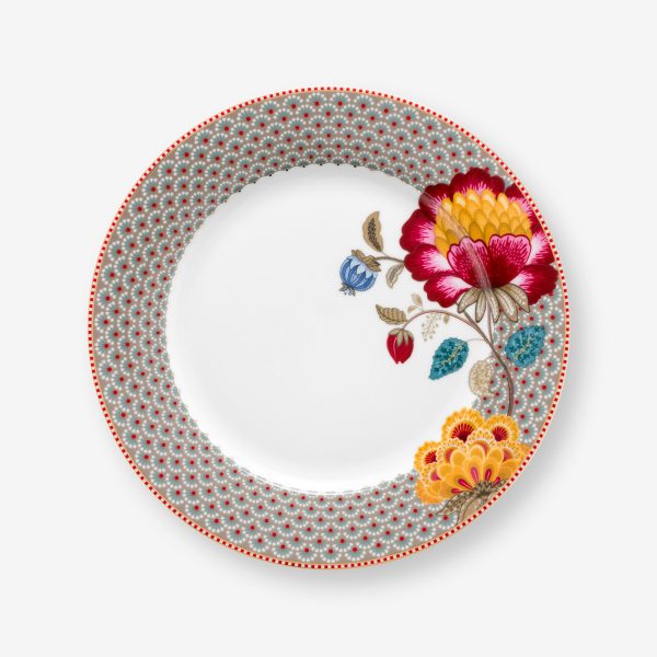 Pip Studio Fantasy Blooming Tales Haki Porselen Yemek Tabağı 26,5 Cm