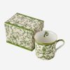 Chiara Alessi Flower Garden Yeşil Porselen Kupa 300 Ml
