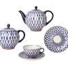 Imperial Porselen Cobalt Çay Takımı(Lale Form) 6/14