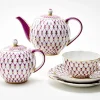 Imperial Porselen Net Blues Çay takımı 6/20 Lale Form